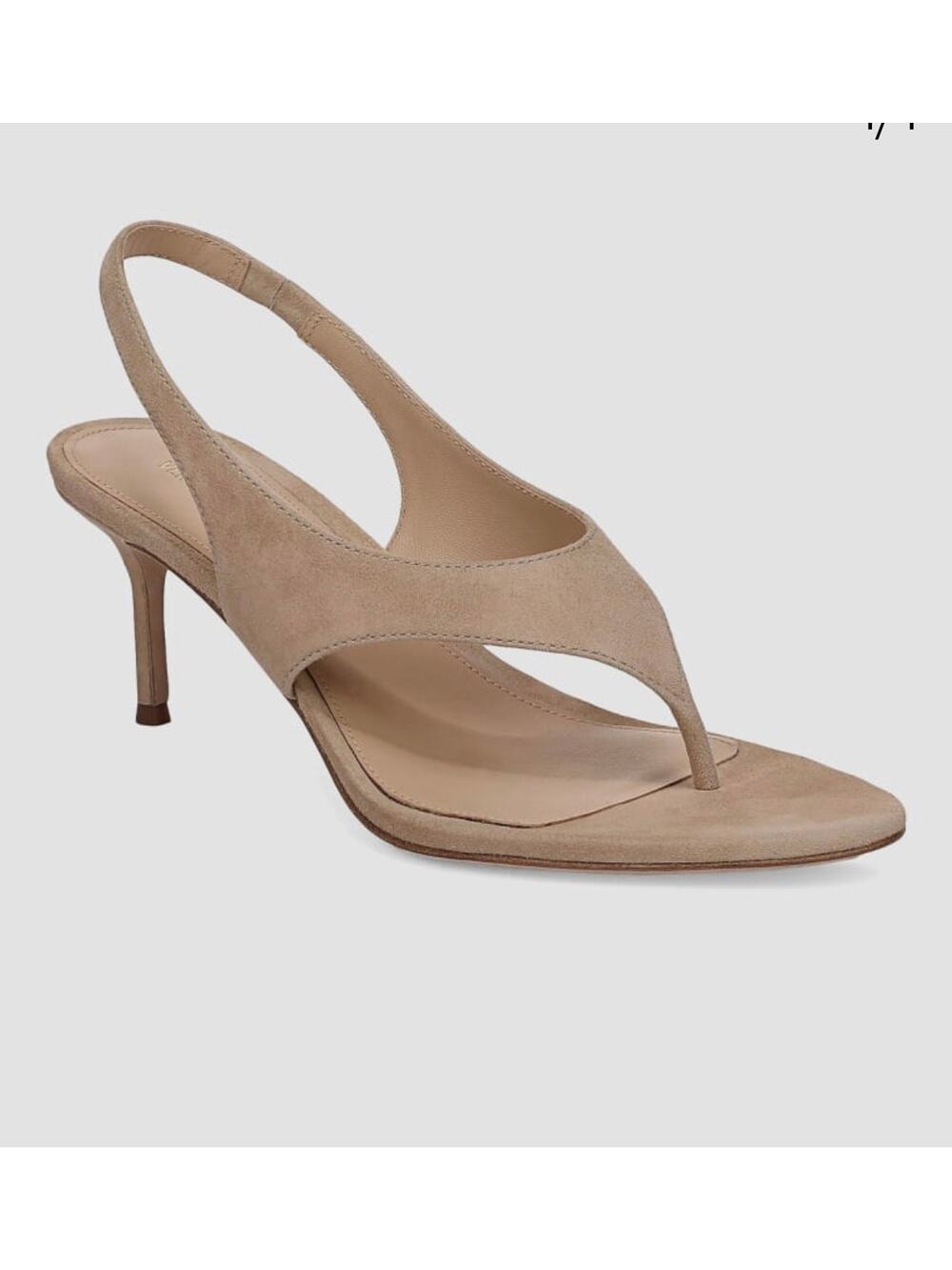 Veronica Beard 65 mm Talon Suede Slingback Sandals